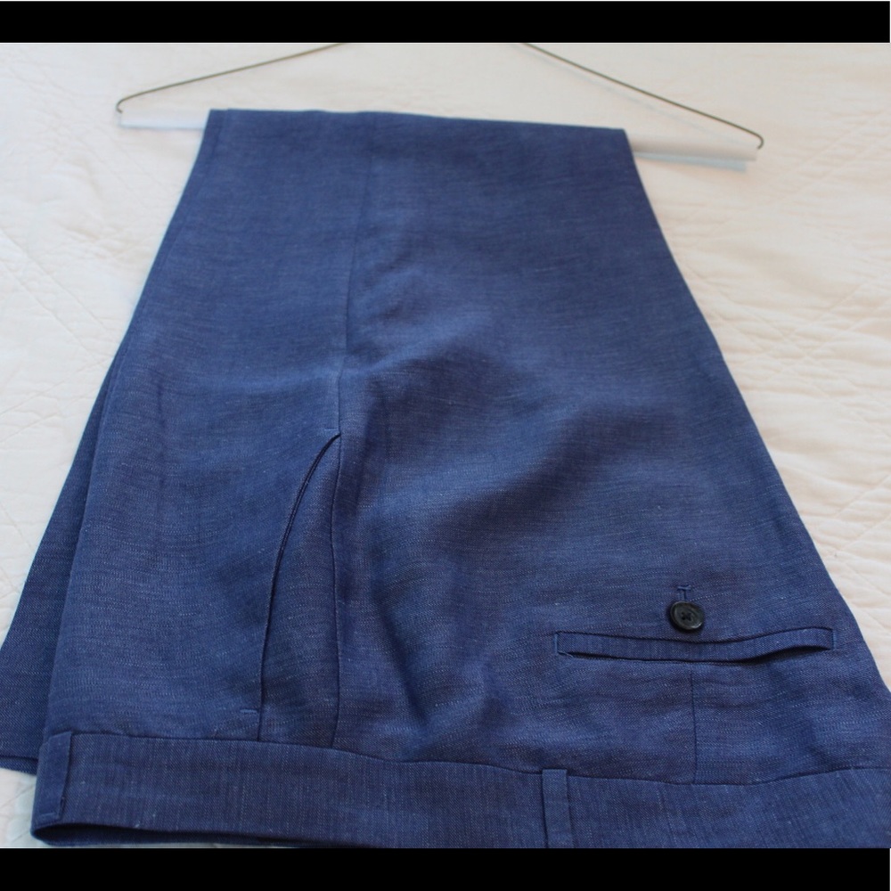Banana Republic cropped linen pants